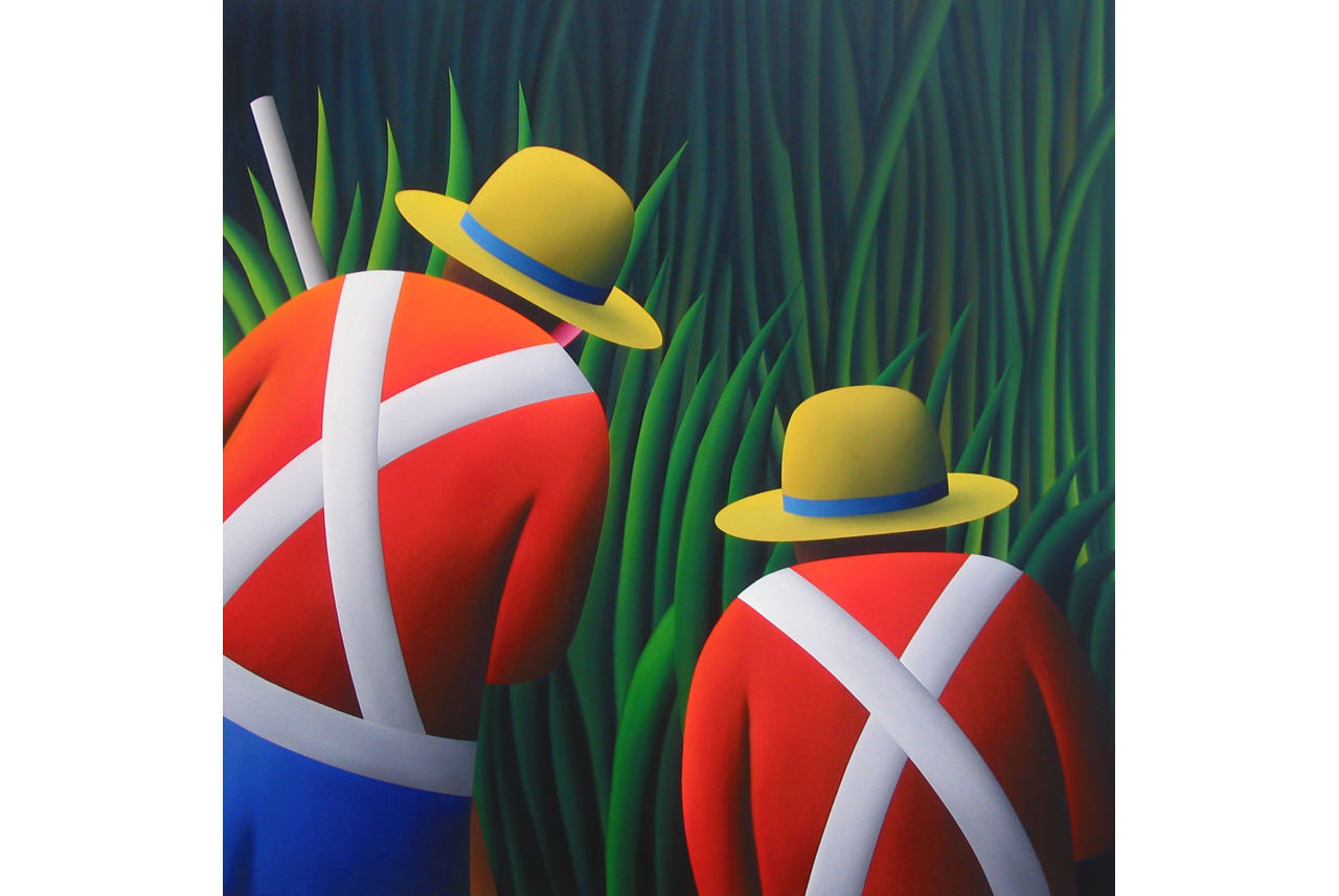 al-acecho-2004-oil-on-canvas-150-x-150-cm