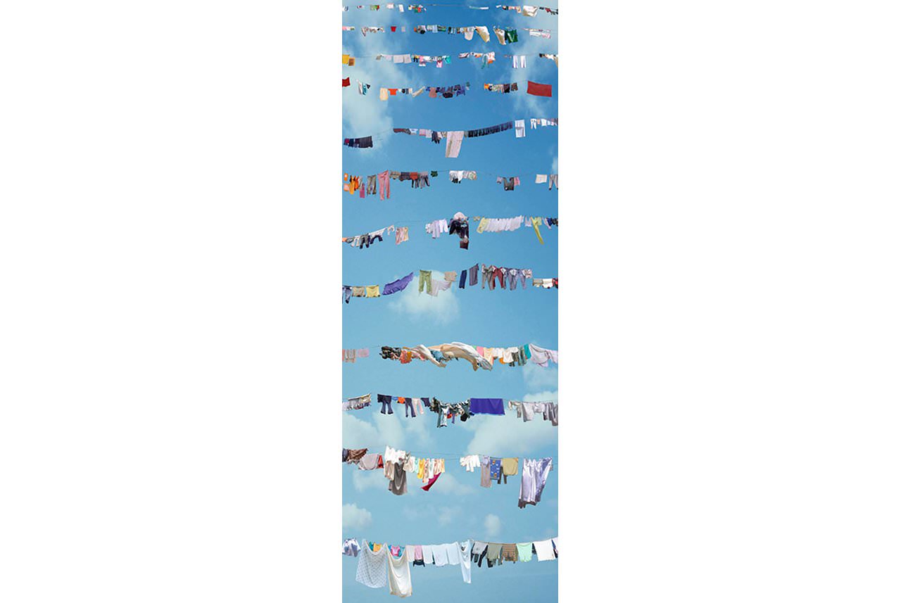 glenda-leon-your-clothes-is-my-clothes-2005-digital-photograph-print-on-textil-500-x-180-cm