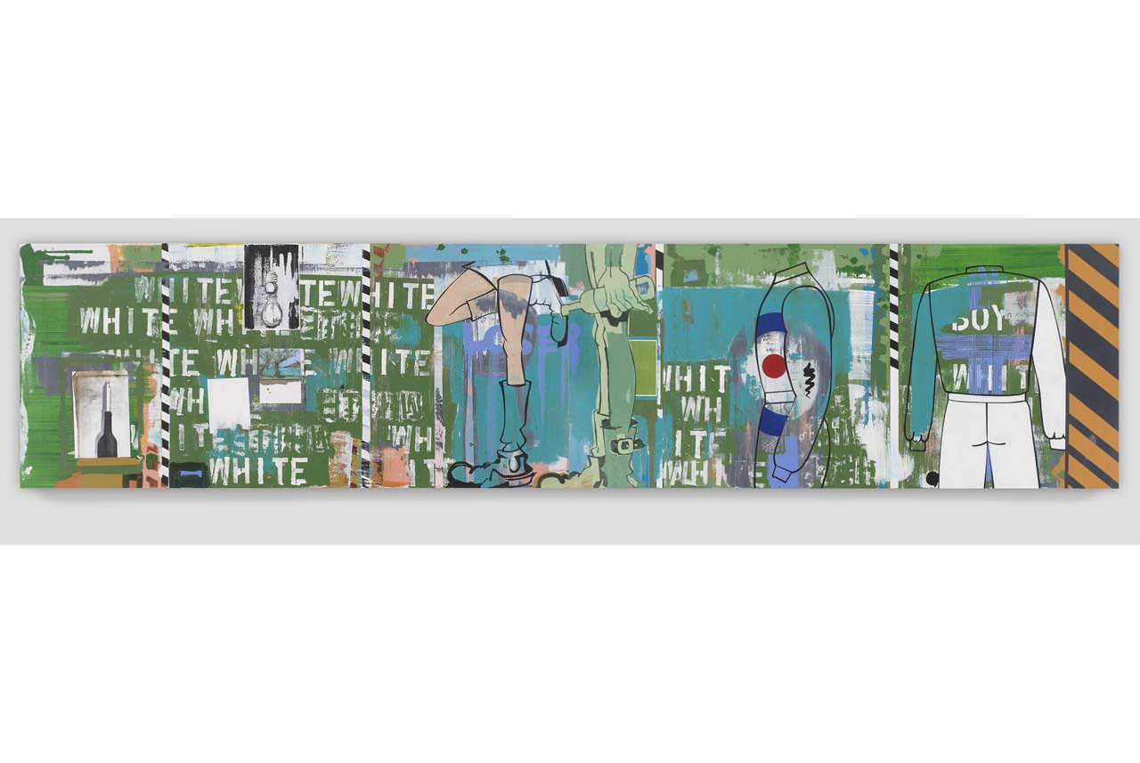 gang-green-gang-2007-acrylic-on-paper-122-x-54864-cm