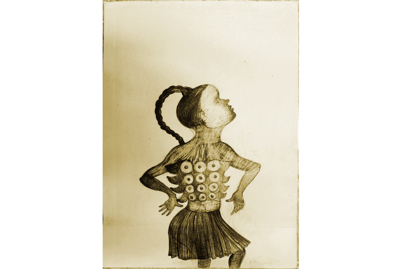 hera-2012-pencil-and-watercolour-on-waxed-paper-77-x-558-cm