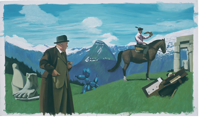 introduction-1-2-2006-oil-on-paper-106-x-183-cm