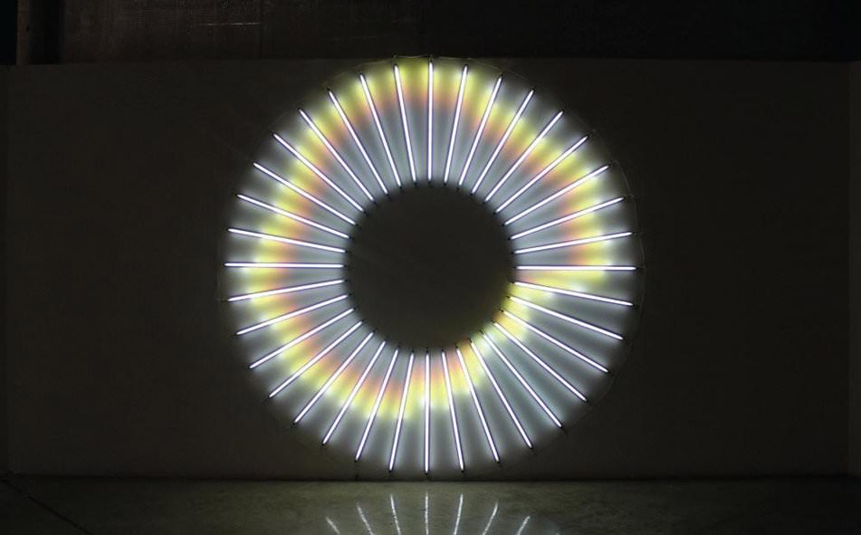 james-clar-nasdaq-recursive-loop-2012-fluorescent-lights-filters-220-cm-diameter