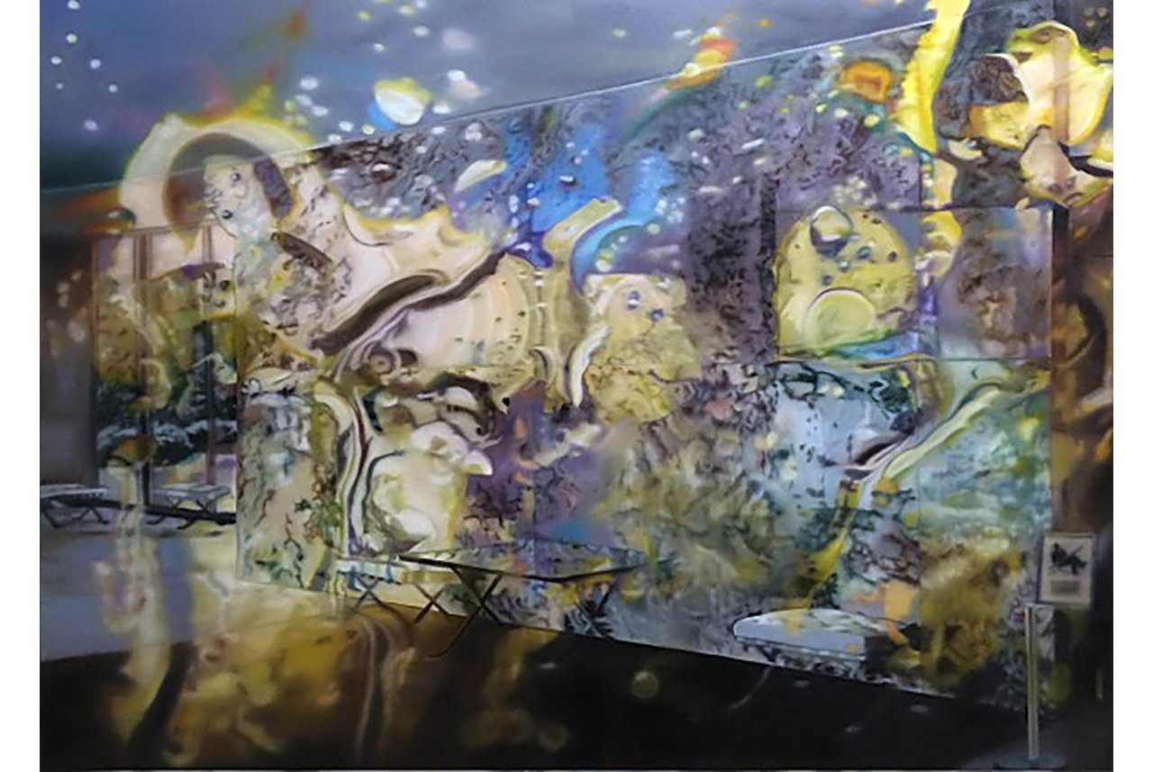 karin-kneffel-pavilion-series-2014-oil-on-canvas-130-x-180-cm