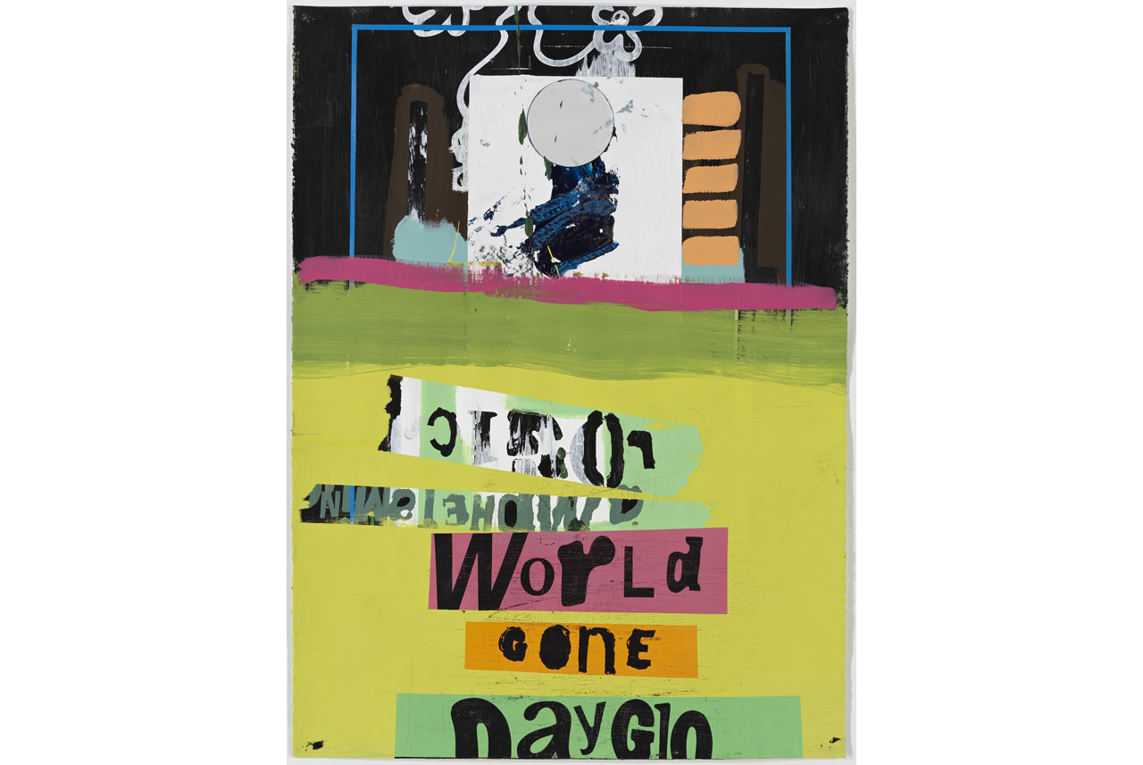 world-gone-day-glo-2010-acrylic-on-paper-7620-x-5588-cm