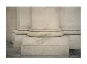 Anna Malagrida, «Les Invalides, I»,  from «Les Passants» series, photography mounted on aluminum and framed, 80 x 67cm
