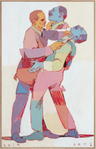 «Las gracias» [obra gráfica] (2025), 70.5 x 58.5 cm, Litografía a 7 colores, ed.55